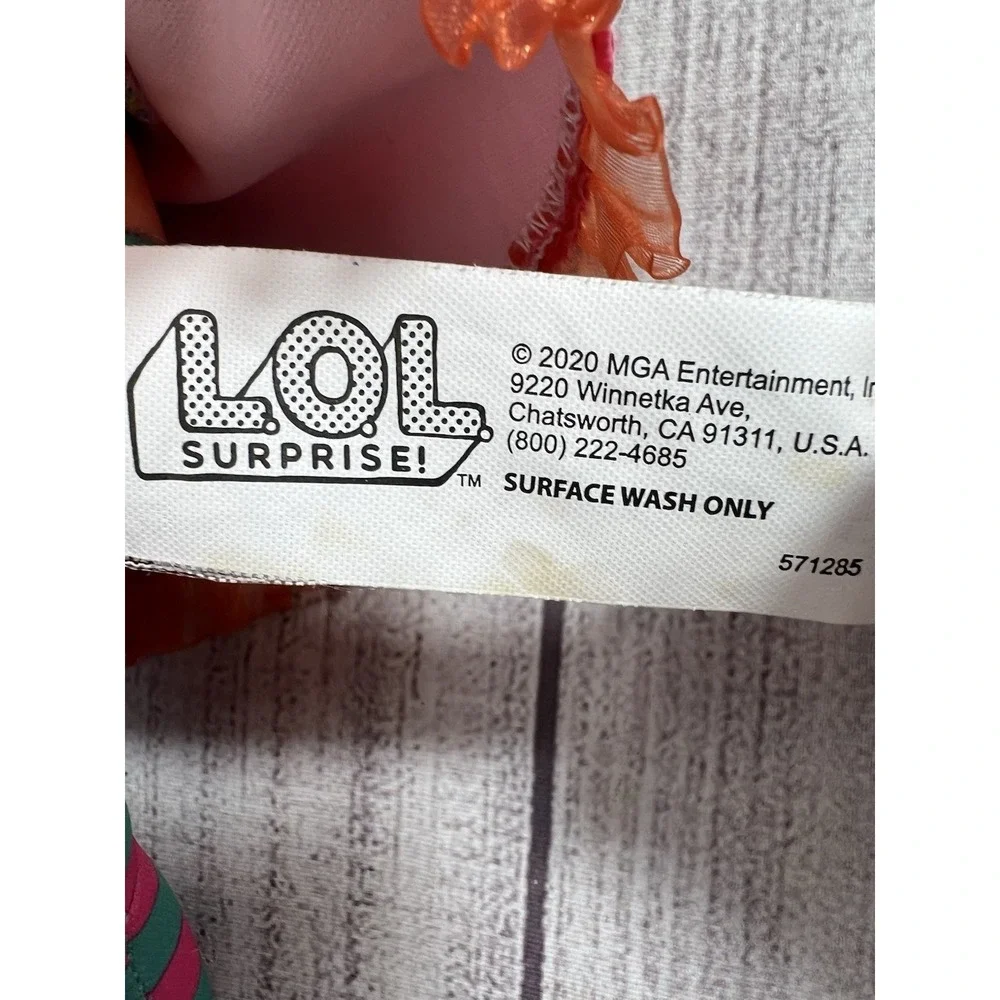 LOL Surprise Neon QT Cutie Soft Plush Girl Doll Big Eyes 16